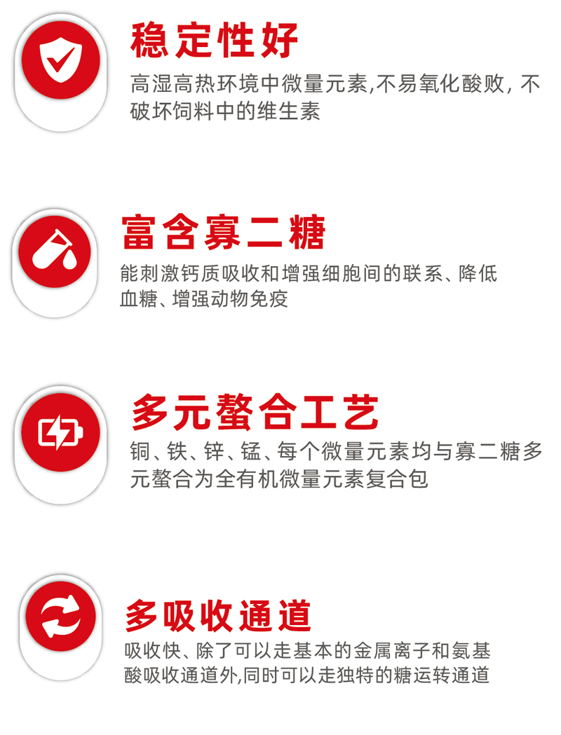珍禽饲料增添剂特色
